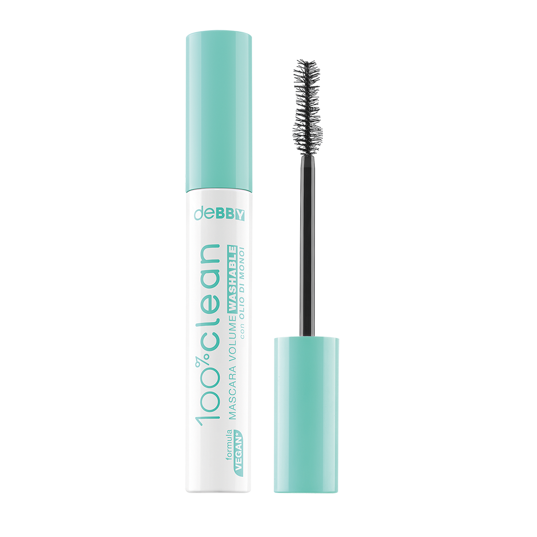 <p>100%clean <strong>MASCARA VOLUME WASHABLE</strong></p>
